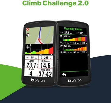 Велокомп&39ютер Bryton Rider S810 з GPS-навігацією та 3,5-дюймовим кольоровим сенсорним екраном, 50-годинним автономним часом, офлайн-картою Європи, покроковою навігацією, водонепроникністю, підключенням ANT/BLE