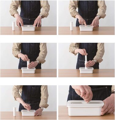 Емальований контейнер для зберігання продуктів у вакуумному герметичному контейнері XL 2,8 л 23,5 x 17,5 x 9,5 см Зберігає свіжість продуктів значно довше Захищає продукти від бактерій та цвілі Вакуумний насос не входить до комплекту