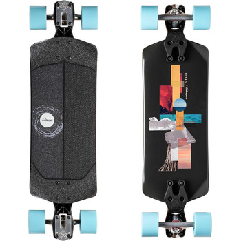 Лонгборд Loaded Boards Fathom для скейтборду Orangatang Caguama 85 мм/77a, радіатор