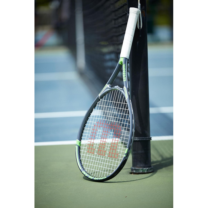 Тенісна ракетка Wilson Tour Slam Adult 27" 312 г L2 (4¼") сіро-зелена V-Matrix XL голова 110" для початківців та рекреаційних гравців офіційний Wilson USA оригінал 2025
