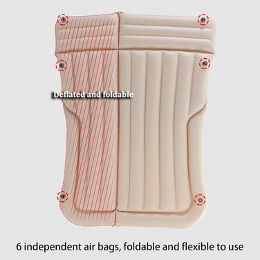 Автомобільний матрац для BMW 3 серії E90 E91 M-Tech 2005-2008, портативний комфортний автомобільний надувний матрац, надувний матрац для багажника, автомобільні аксесуари, синій (звичайний синій)