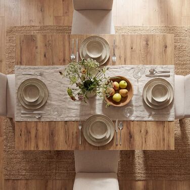 Розсувний обідній стіл B&D home LIVIUS 80120 x 80 см сучасний кухонний стіл під дуб, компактний, з вбудованим місцем для зберігання подовжувальних дощок, дерев&39яний стіл для кухні та їдальні