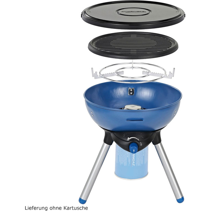 Комплект Campingaz Party Grill 200, що включає 2 картриджі CV300