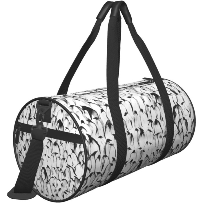 Стильна дорожня сумка з пінгвінами, спортивна сумка для чоловіків та жінок, сумка-мішок, спортивна сумка