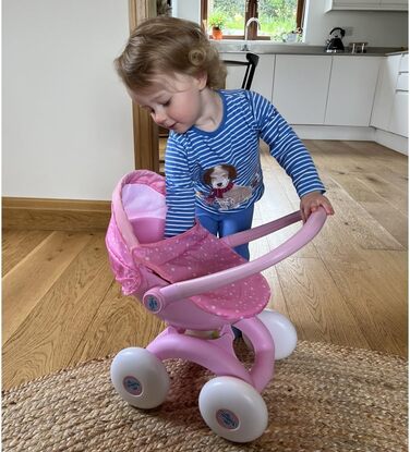 В-1 My First Doll's Pram - лялькова коляска з 4 регульованими режимами - лялькова коляска, лялькова люлька, лялькове автокрісло іг