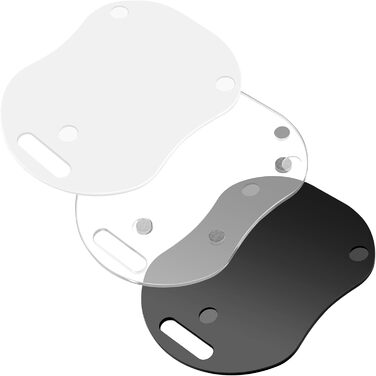 Розсувна дошка для Thermomix TM5/TM6, акрилова ковзаюча дошка преміум-класу, рухома та надійна підставка без зусиль (чорна)