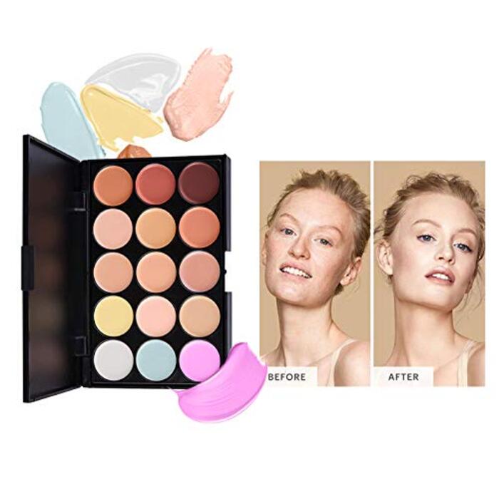 Подарунковий набір FantasyDay Multifunctional Exquisite Makeup Kit для обличчя, очей та губ - Палетки для макіяжу, футляр для макіяжу з палеткою тіней для повік, помадою, рум&39янами, тушшю, пензликами kit003