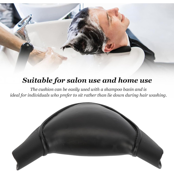 Силіконова подушка для миття волосся Fyearfly, перукарська подушка для шиї з раковиною, подушка для шиї з мискою для шампуню запобігає ковзанню силіконова подушка для шиї з миття волосся для домашнього та салонного використання