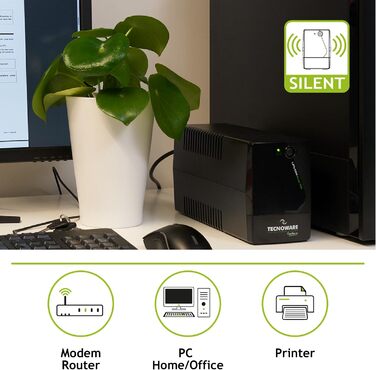 Джерело безперебійного живлення 750 ВА захист від перебоїв в електромережі Технологія AVR Plus 10 хв автономності для ПК, 40 хв дл