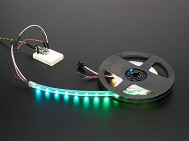 Світлодіодна стрічка для бічного світла Adafruit NeoPixel - чорна 60 LED