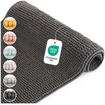 Килимок для ванни Blumtal 50x80 см синель - килимок для ванни сертифікований Oeko-TEX - килимки та килимки для ванни - килимок для