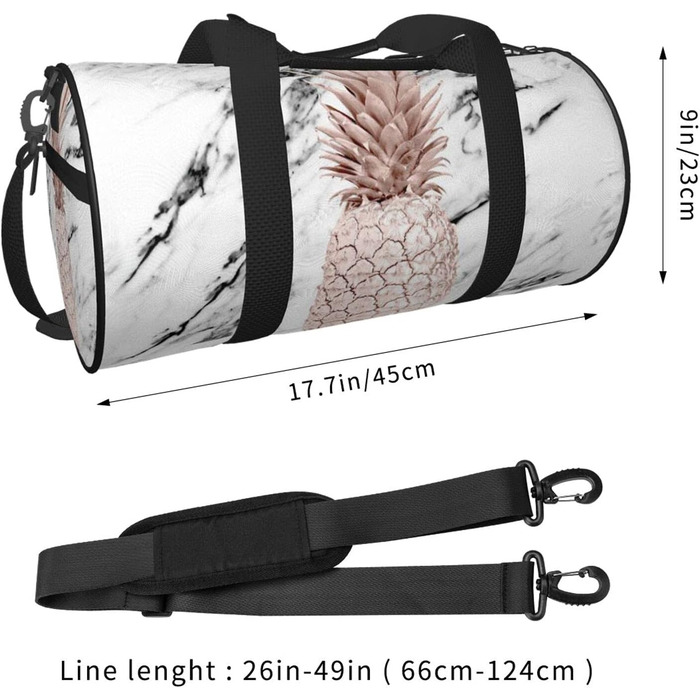 Дорожні сумки з мармуровим та рожево-золотим малюнком, спортивні сумки для фітнесу, велика сумка для подорожей та покупок, сумки на нічліг та на вихідні для чоловіків та жінок