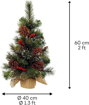 Міні-деревце з ягодами 60 см Kaemingk
