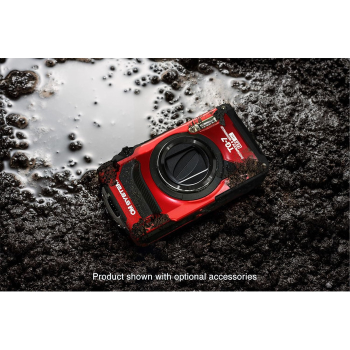 Цифрова камера OM System Tough TG-7 червона (наступник Olympus TG-6) TG-7 червона