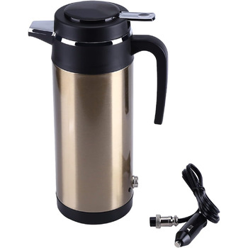 Мл, автомобільний чайник, 12 В, портативний чайник в автомобілі, скороварка з нержавіючої сталі, електрична кружка з підігрівом, д