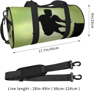 Блискучий, гарний візерунок, кругла форма, велика місткість, дорожня сумка, легка та міцна, подарунок для піших прогулянок, відпустки, ділових поїздок та іншого, для скейтборду, універсальний розмір