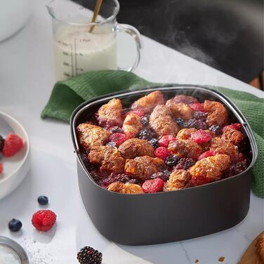 Мультипіч Philips Smart Sensing XXL, 7,3 л (1,4 кг), на 90 менше жиру завдяки технології Rapid Air, автоматичне готування, деко для випікання, додаток HomeID (HD9870/20) 7,3 л, Smart Sensing White