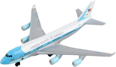 Одинарний літак Herpa Air Force One, мала масштабна модель літака, іграшкова мініатюрна модель з металу та пластику - для дітей віком від 3 років