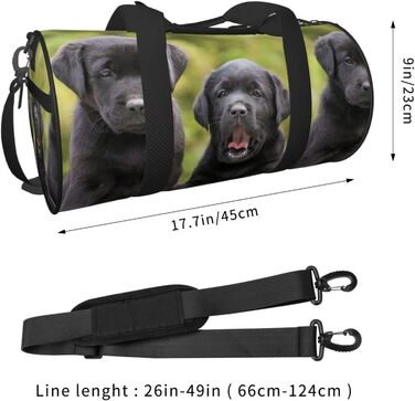 Велика дорожня сумка Гавайська Пальма Легка та міцна Ідеальний подарунок для походів, відпусток, ділових поїздок та іншого, Лабрадор Ретрівер, Універсальний розмір