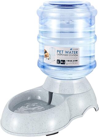 Диспенсер для води Flexzion Gravity Pet Water Dispenser (3 галони) з автоматичним поїлкою для собак та котів малих та великих порід, годування та поливання, пляшечка