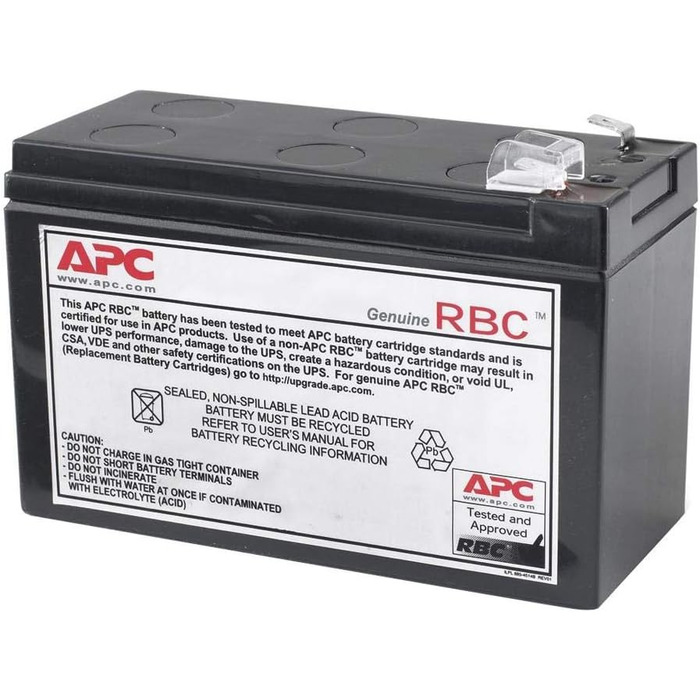 Акумулятор APC APCRBC113 UPS RBC113 чорний (комплект із запасним акумулятором)