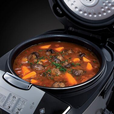 Мультиварка Russell Hobbs 11-в-1 рисоварка, повільна плита, пароварка, повільна плита, бакбутомат, йогуртниця тощо Мультиварка (5,0 л, цифровий дисплей, кришка проти конденсату) 21850-56