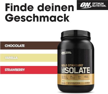 Протеїн Optimum Nutrition Gold Standard 100% Isolate, ваніль, 930 г (31 порція)
