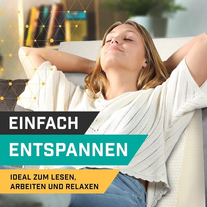 Клиноподібна подушка для ліжка та дивана Ідеально підходить як подушка для читання, для спинки ліжка або для підняття ніг Піна стабільної форми Чохол, який можна прати