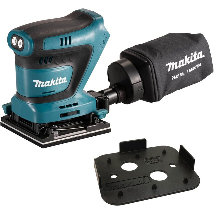 Довільна орбітальна шліфувальна машина Makita, 18 В, LXT, 114 x 140 мм, пінцет DBO482Z