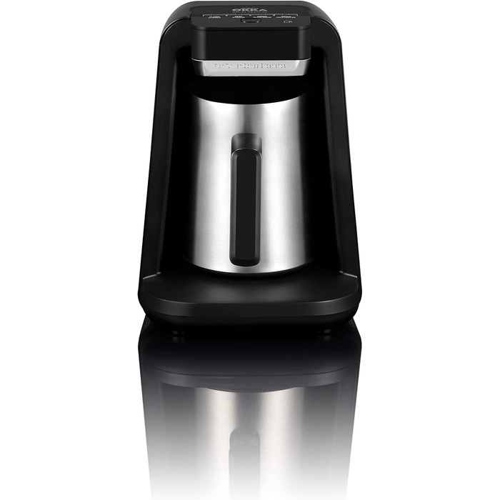 Турецька кавоварка ARZUM OKKA OK0012-RK Rich Spin M, функція молочної турецької кави, система запобігання переповненню, хром