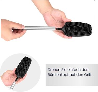 Щітка для унітазу Erreke силіконова, щітка для унітазу силіконова, щітка для унітазу силіконова, щітка для унітазу з нержавіючої с