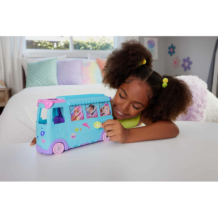 Ігровий набір Polly Pocket Пригоди з домашніми улюбленцями кемпер-трансформер