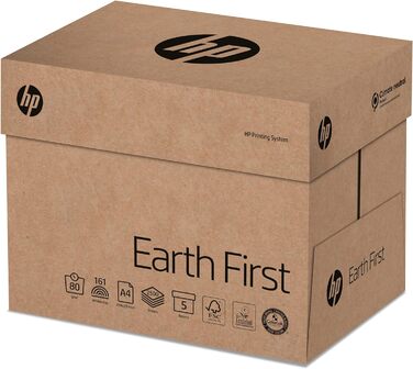 Універсальний копіювальний папір HP Earth, 80 г/м, A4 - коробка з 5 упаковок по 500 аркушів