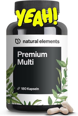 Капсули Natural Elements Преміум Мультивітамін (180 шт.)
