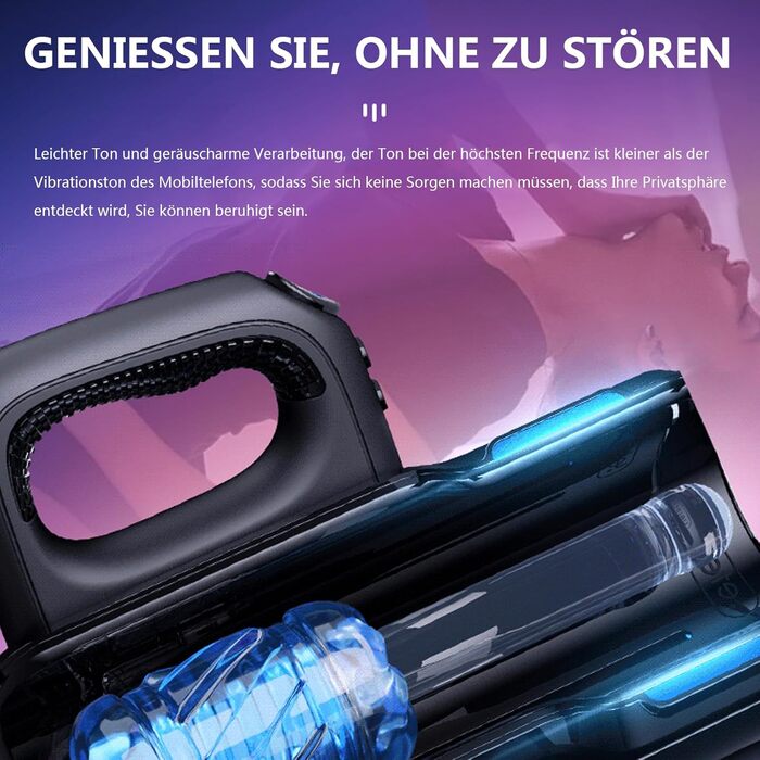 Електричний вимовний мастурбатор з двома ручками, 3 швидкості мультичастотний, секс-іграшки для чоловіків, мастурбація для чоловіків, кишенькові мастурбатори для пеніса