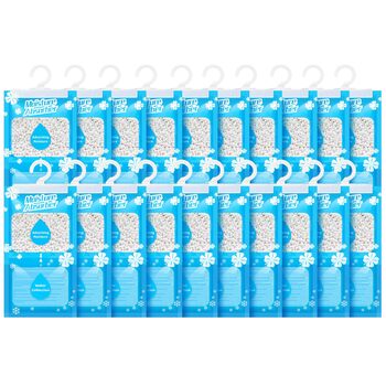 Х 230 г підвісний осушувач повітря, пакети для шафи, одноразові гранули для сушіння, підходить для поглинання вологи для дому, пральні, запахи, без запаху, 20 упаковок по 230 г, 20 шт., 20