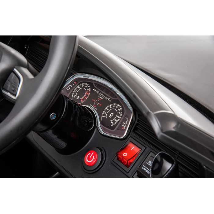 Дитячий автомобіль - Електромобіль Audi RS Q8 - ліцензійний - акумулятор 12V7A та 2 двигуни - 2.4Ghz MP3 шкіра Єва (чорний)