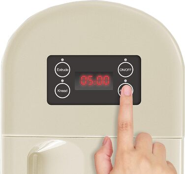 Автоматична машина для приготування локшини BEPER P102SBA500, 200 Вт, ABS/PC/Pom, білий/кремовий