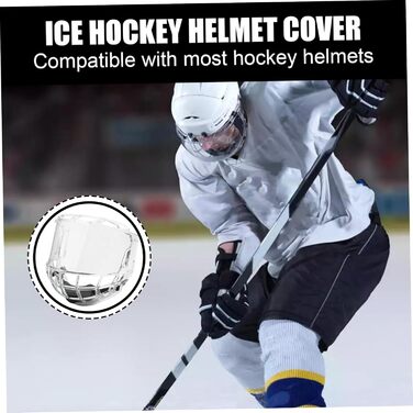Захисне скло для хокейного шолома, прозора маска для хокею з захистом від запотівання, повний захисний екран з полікарбонату, стійкий до подряпин, класичний спортивний захисний аксесуар для молоді, дорослих, хокеїстів, захисне скло