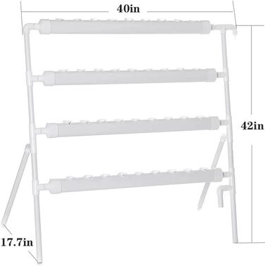 Із насосом для освітньої системи гідропоніки (B-36 отворів), 36 Sites, 4 Pipes Soilless Plant Rasting Systems, Flow Deep Hydroponic Gardens