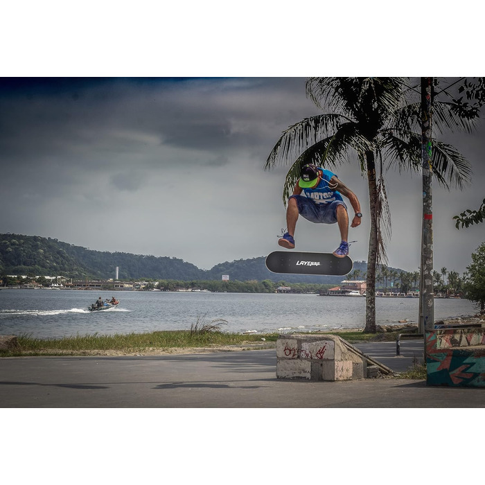 Скейтборд Blitz 31 x 8 дюймів - 8-шарова кленова дека, симетрично скошена з обох кінців, ABEC-11 підшипники, 95A PU колеса, для хлопчиків, дівчаток, підлітків, вуличних скейтбордистів, дорослих, початківців, надзвичайно широкий, фіолетовий блискавка дизай