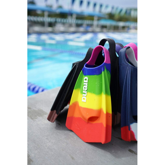 Ласти для тренувань з плавання ARENA Powerfin Pro II, ласти для дорослих, 100 силіконові, зручні короткі ласти для басейнів 11-12 років, EU Arena Pride