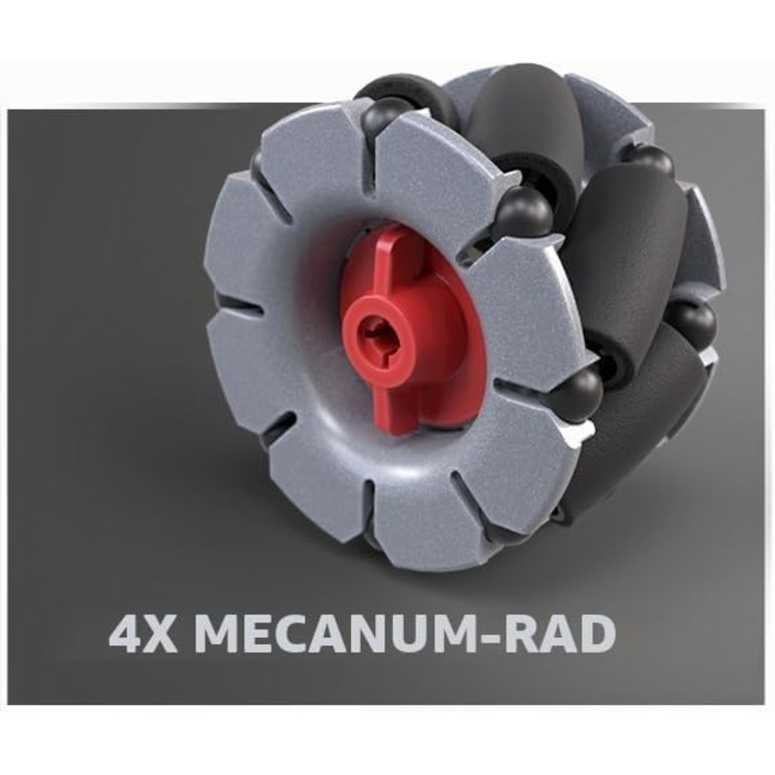 Набір Omniwheels fischertechnik Maker Kit 571901 конструктор робота, технічний експериментальний набір для ентузіастів, від 14 років, сірий