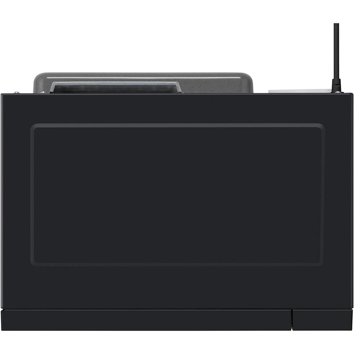 Мікрохвильова піч і гриль Panasonic NN-GT46KBSUG з поворотним столом, 31 літр, нержавіюча сталь, 1000 Вт, гриль 1100 Вт, 24 автоматичні програми, металева гриль, LCD дисплей, молодше меню, чорний