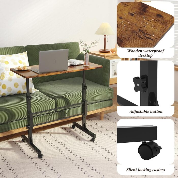 Письмовий стіл, регульований по висоті, комп&39ютерний стіл, невеликий комп&39ютерний стіл для домашнього офісу, стіл для роботи стоячи, навчальний стіл для невеликих приміщень, леопардовий принт