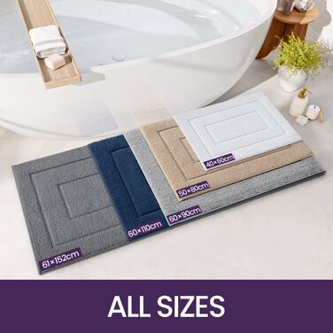 Килимок для ванної кімнати нековзний, м'який килимок для ванної кімнати водопоглинаючий килимок для ванни, який можна прати в маши