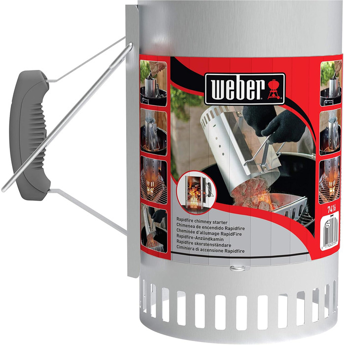 Старт-пакет для розпалювання вугілля Weber RapidFire, 19 x 19 x 30.5 см, великий