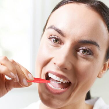 Зубні щітки Interdental Brush Чищення зубів Interdental Spaces Interdental Cleaner Гігієна порожнини рота типу I, зубна щітка для догляду за зубами Міжзубна щітка Флос Stick, 100 шт.