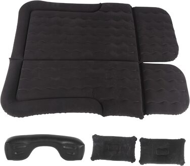 Надувний матрац AYNEFY для автомобілів позашляховиків, портативний надувний матрац, товстіший надувний матрац для заднього сидіння автомобіля (чорний)