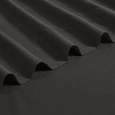 Простирадло з мікрофібри Storeo Basics, 275 x 275 см, чорне, однотонне 275 x 275 см чорного кольору